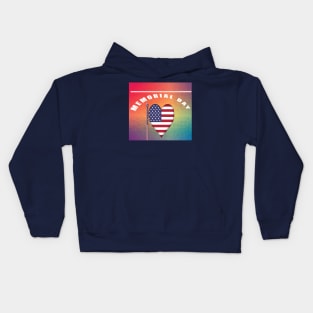 memorial day Kids Hoodie